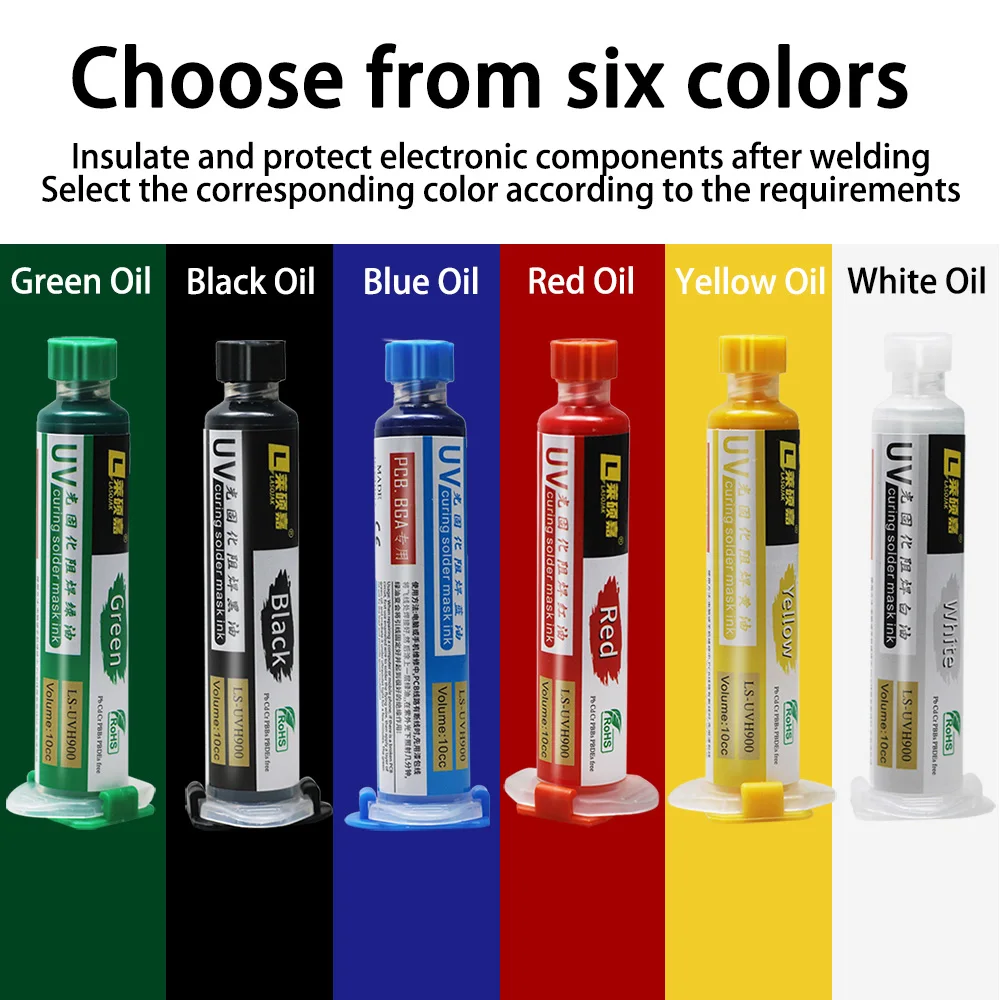 UV Curing Green Solder Mask Ink for PCB Protection and Electronic Repair