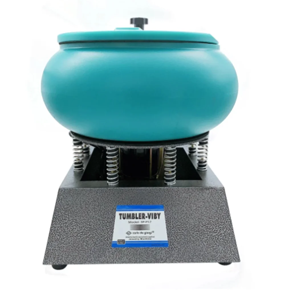110V/220V 17Inch 350W Electric Vibrating Tumbler Vibratory Rock Tumbler Bowl Tum