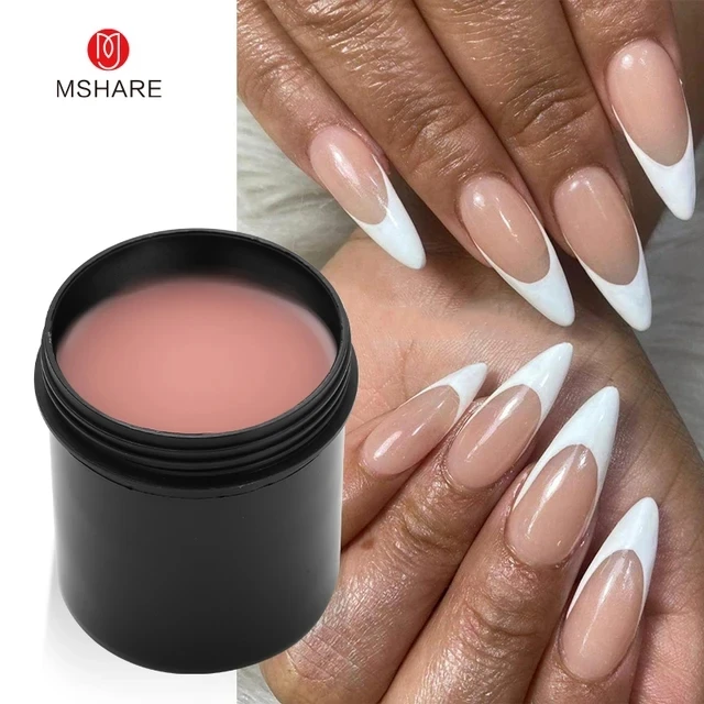 Nail Polish MSHARE 250g Clear Acrylic Gel Hard Gel For Nail Extension Pink  Nude White 230706 From Zhong06, $26.65