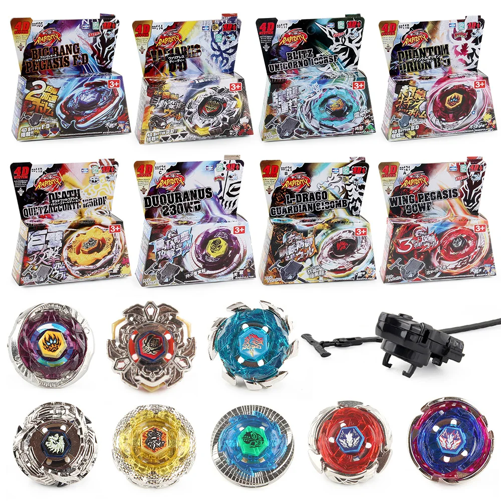 

Takara Tomy Beyblade Spinning Top AB01 Constellation Alloy Combat Gyro Toy 4D Gyro Warrior with Launcher Box Gift