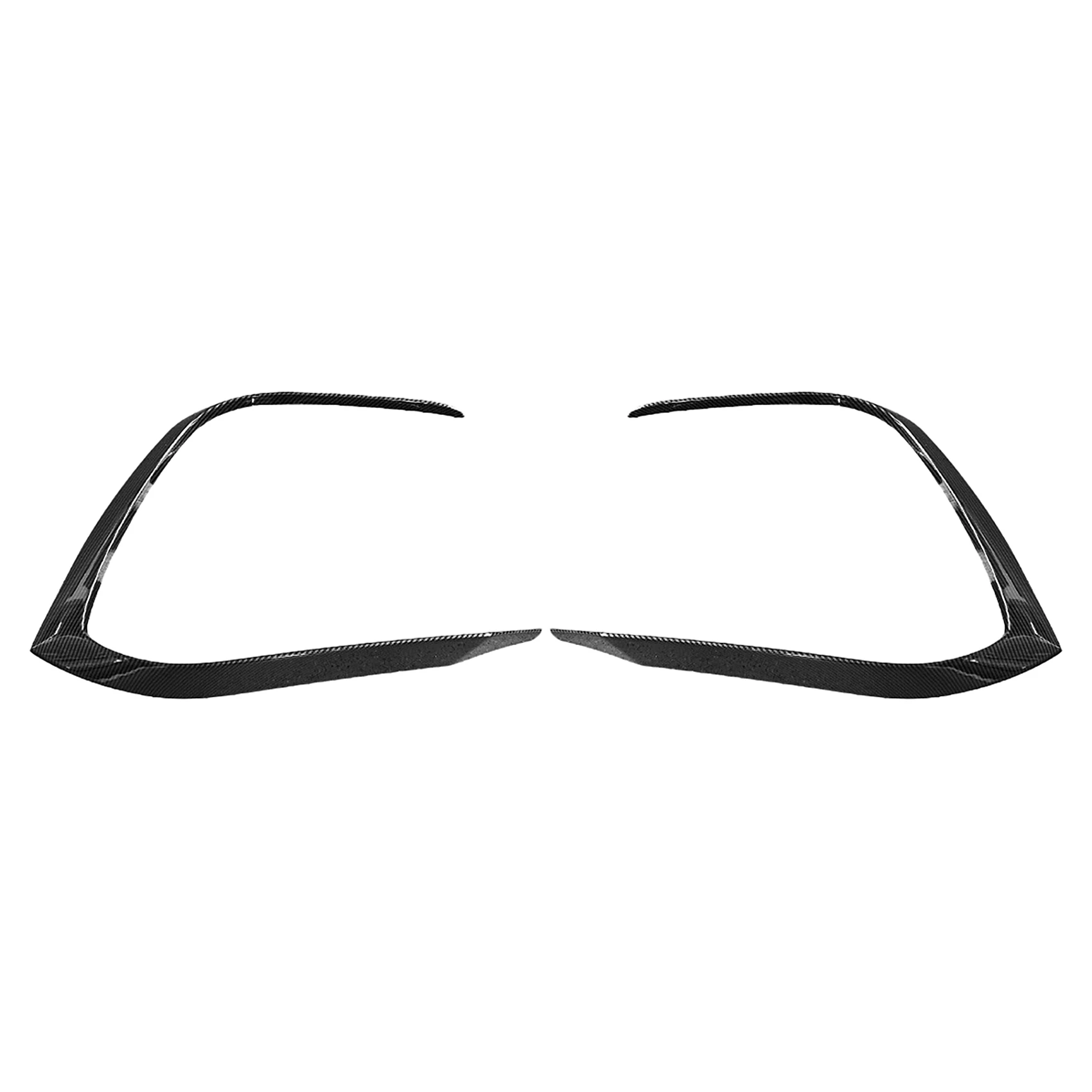 

Car Front Bumper Fog Light Lower Grille Frame Spoiler Splitter for Golf 8 MK8 2020 2021 Carbon
