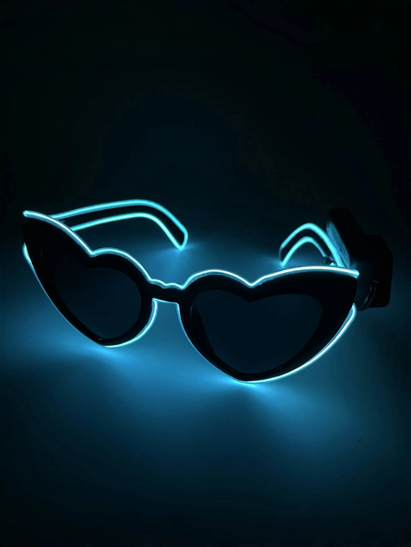 Dazzling love for heart, science and technology, luminous glasses, LED disco dancing, luminous KTV bar, electric syllable atmosp 6