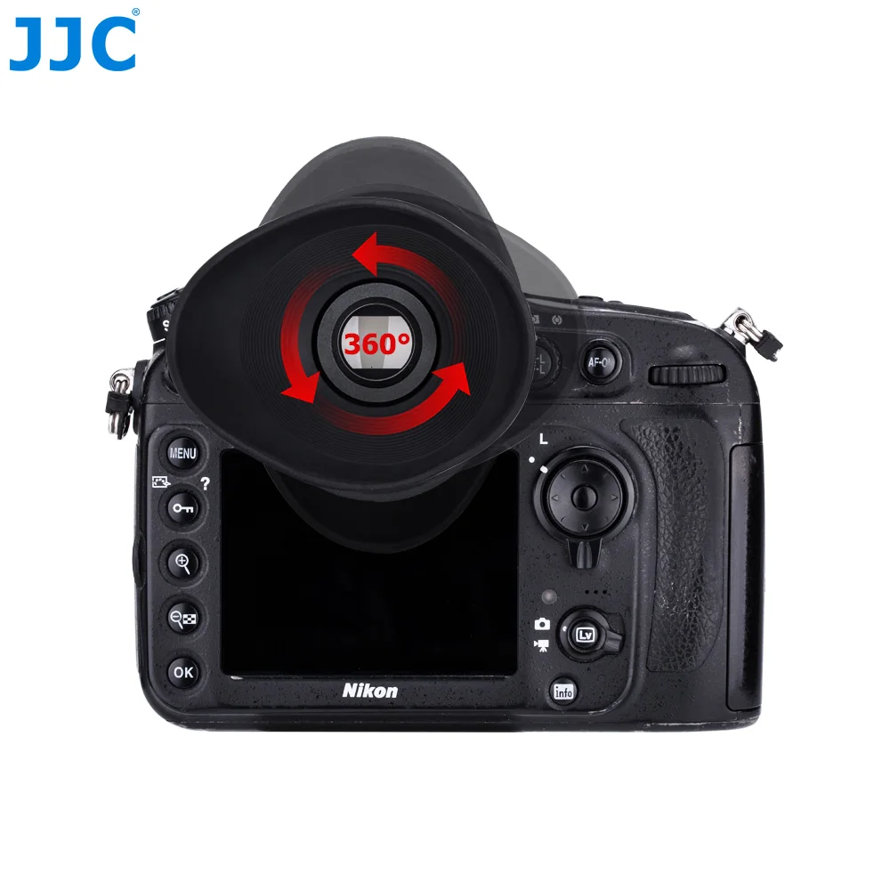 Jjc Ocular de Silicone Macio Óculos Ocular do Usuário com Vidro Óptico para Nikon d5 D500 D810a D810 Borracha Copo Olho - Image 2