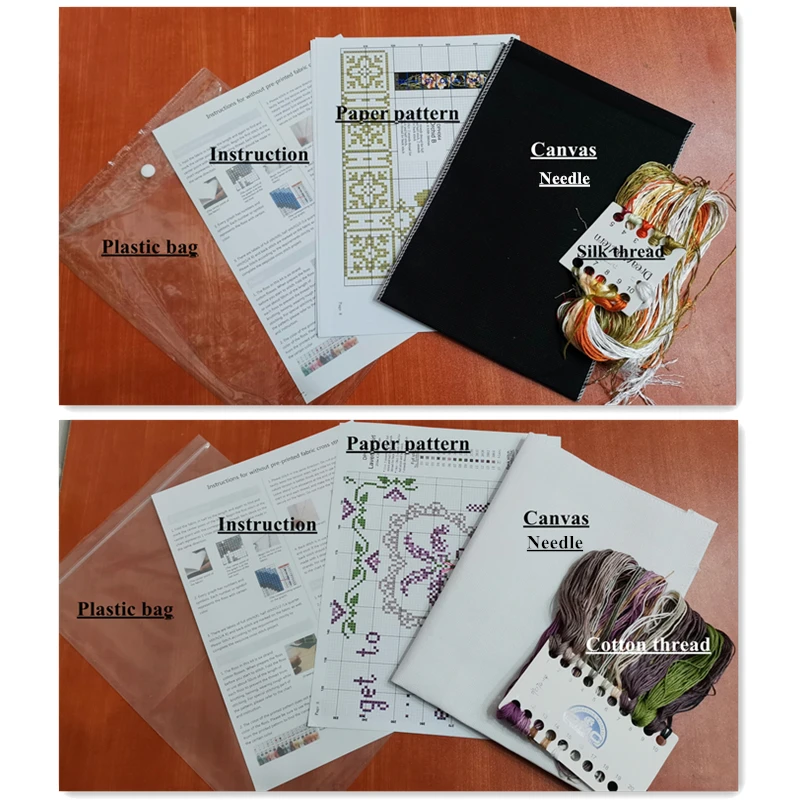 Cross stitch kit Japanese girl cross stitch kit 18ct 14ct 11ct unprint canvas cotton thread counted needlework thread embroidery set