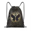 Custom Tomorrowland Drawstring Backpack Bags Lightweight Belgian Electronic Dance Music Gym Sports Sackpack Sacks for Yoga 1