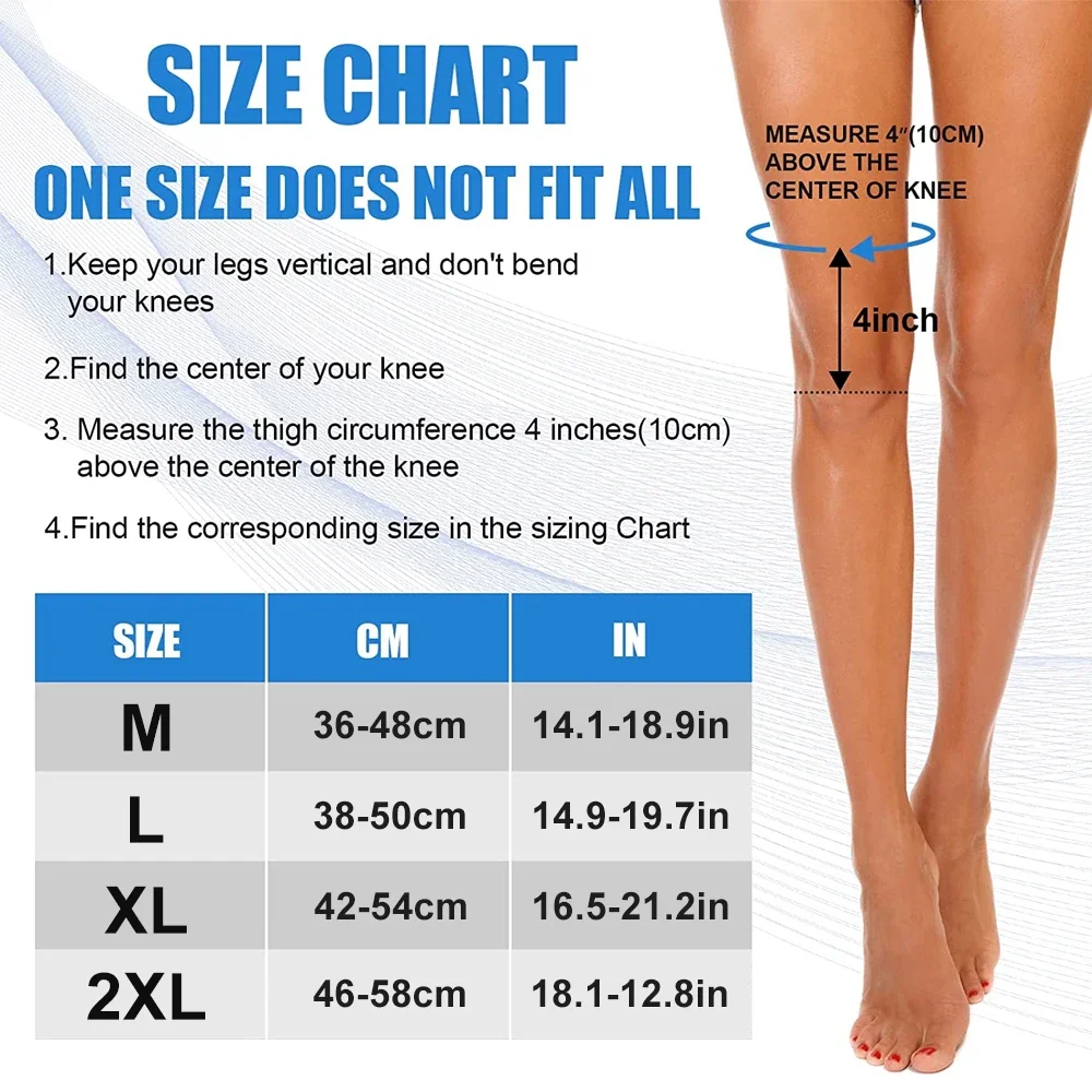 Knee Braces for Meniscus Tear Arthritis Joint Pain Relief & Injury Recovery Compression Support for Running Fitness & Sports