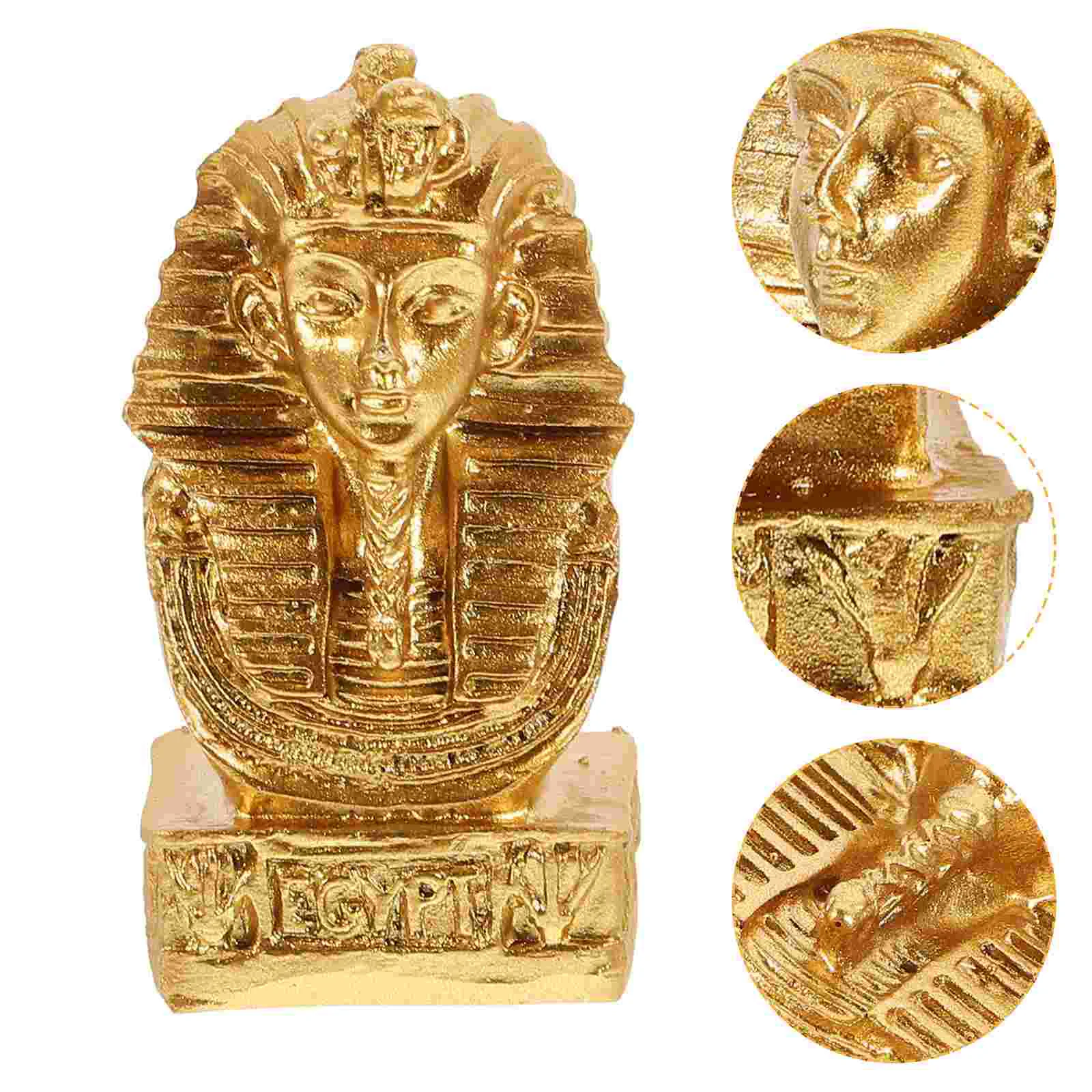 Mummy Sand Set Resin Craft Decor Office Tabletop Faraone Figurine Decorazioni Egiziano King Home Ornament