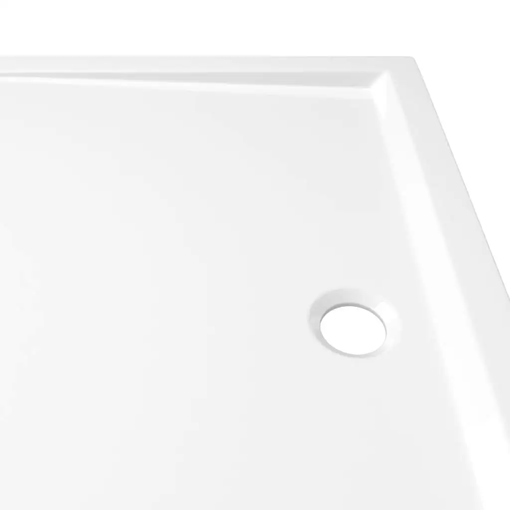 27.6x39.4 Rectangular White ABS Shower Base Tray for Modern Bathrooms