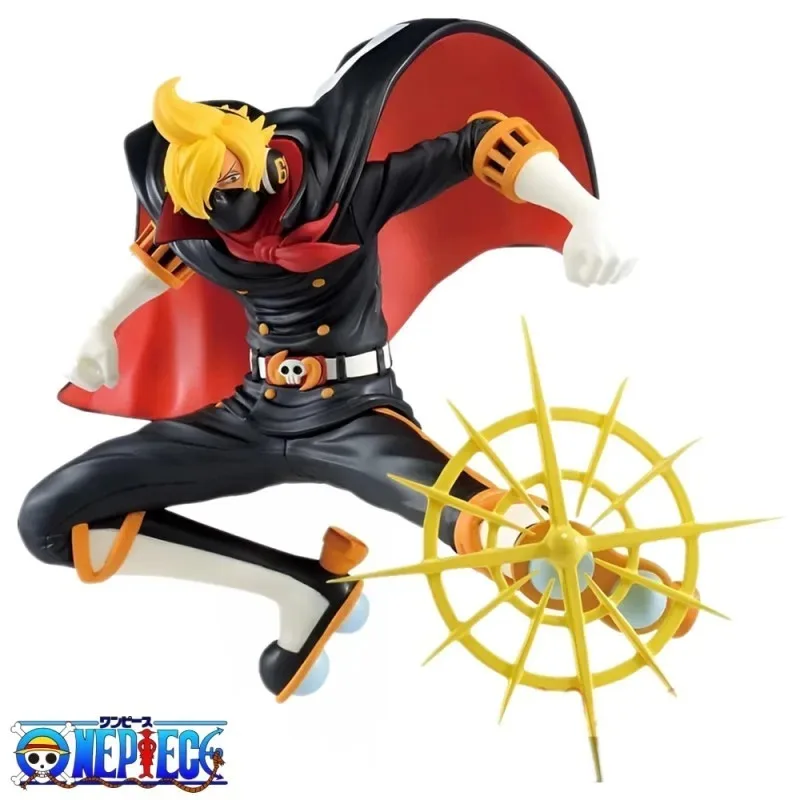 Anime One Piece Wano Country Vinsmoke Sanji Soba Mask Action Figure 15Cm Pvc Battle Record Collection Modello Giocattoli Regali