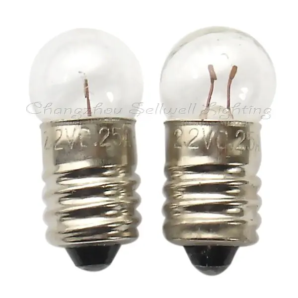 

New!miniature Bulb Light 2.2v 0.25a E10 G11 Free Shipping A281