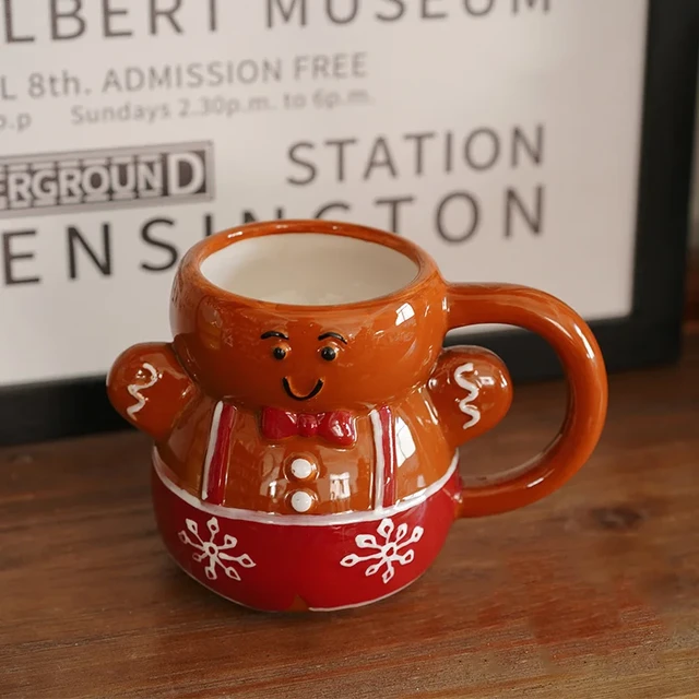 Gingerbread Cookie Ceramic Mug