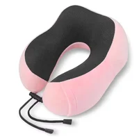 1pc U Travel Memory Cotton Pillow NeckMotor Cars And Aeroplanes NapMagnetic Fabric Ushaped 6