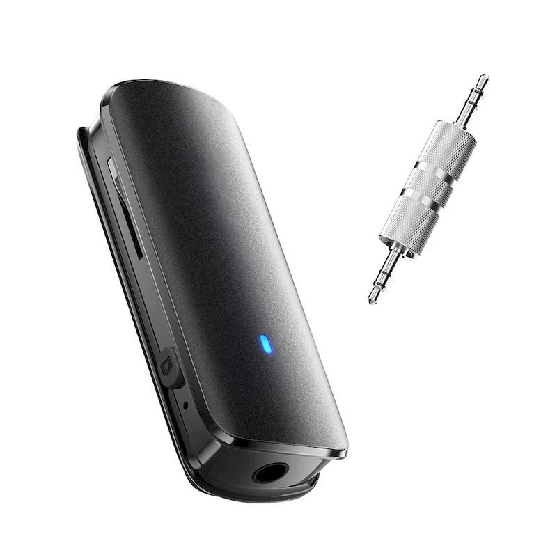 Adaptateur Bluetooth 5.3 sans fil Type-C, câble audio 3.5mm, fente pour carte TF, adapté pour téléphone, tablette et ordinateur portable