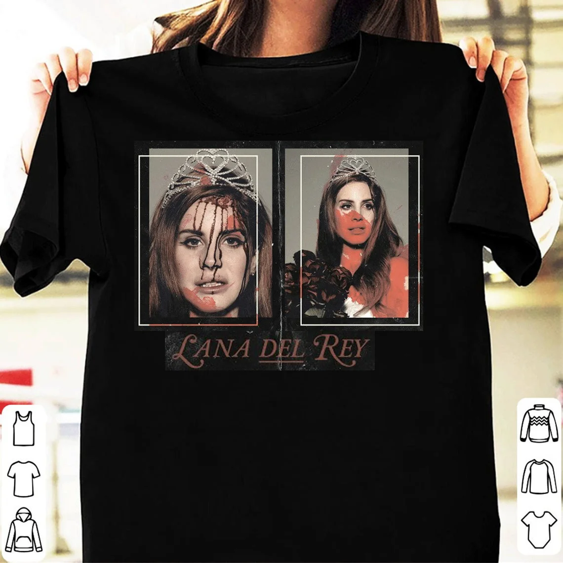 Lana Del Rey Album Shirt, Lana Del Rey By Sparkle Jump Rope Queen Shirt Hh4586