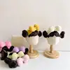D7YD Children Bowknot Headband Bangs Fringe Hair Extension Headpiece Headdress Hair Accessories Headwear Baby Hairband