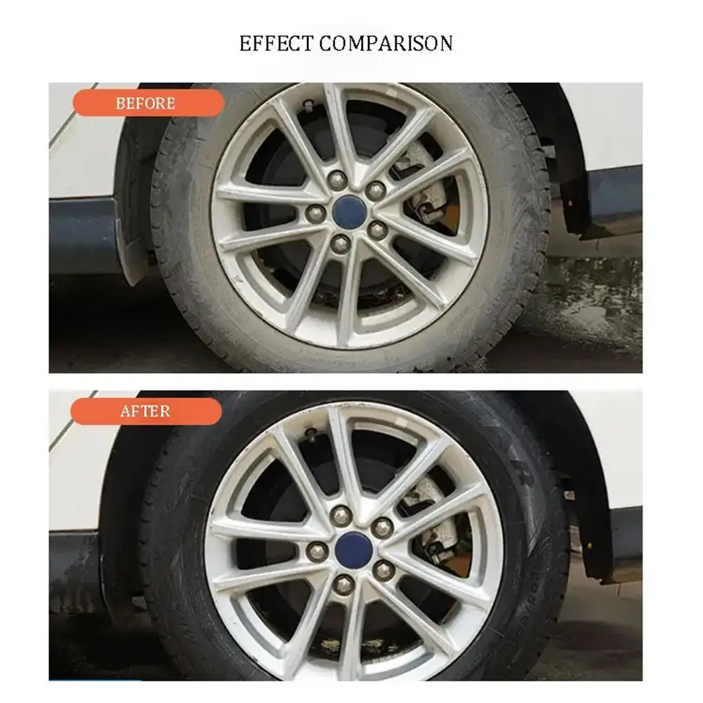 Motorcycle Car Long Handle Wheel Hub Brush Dust Brush Multi-functional Elbow Knife Cleaning Car Door Slot