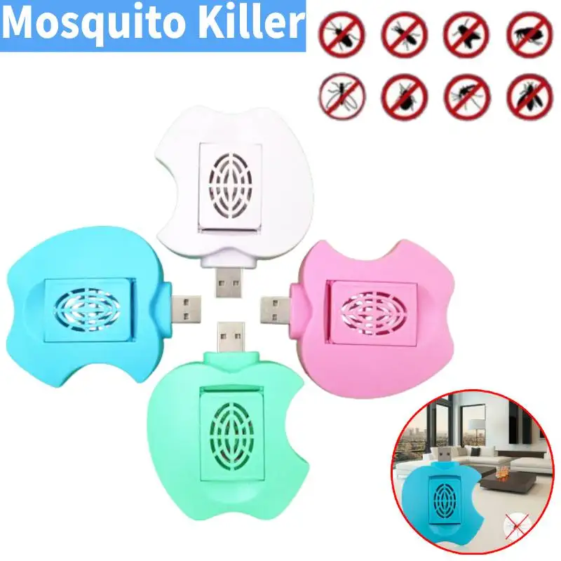 Tanie Przenośny likwidator komarów na USB przenośny wydajny elektryczny środek odstraszający komary Home sklep