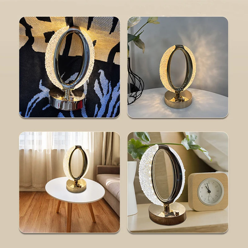 Bedside Table Lamp Bedroom Creative Warm Romantic Night - Temu