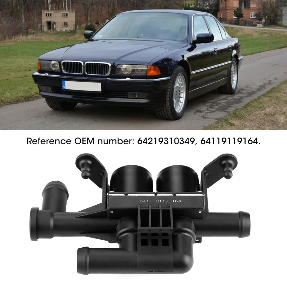STPAT 64219310349 Heater Control Water Valve For BMW F01 F02 F10 F11 F12 520i 523i 528i 740i 740Li 750Li 64119119164 64114271156