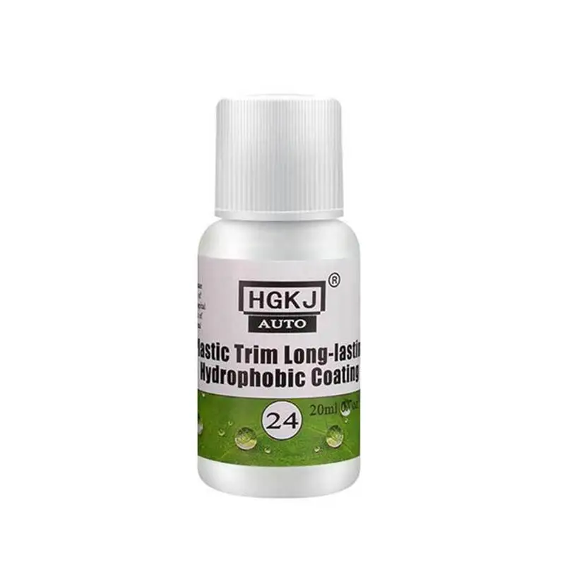 

20ml/50ml/100ml Car Plastic Renovator Trim Hydrophobic Liquid Plastic Restorer Polish Long-Lasting Protects Exterior Wax For Car