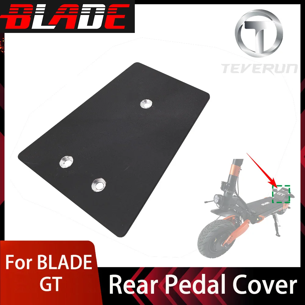 Original Rear Pedal Cover Suit For Teverun BLADE GT Electric Scooter Rear Pedal Cover Official Accessories