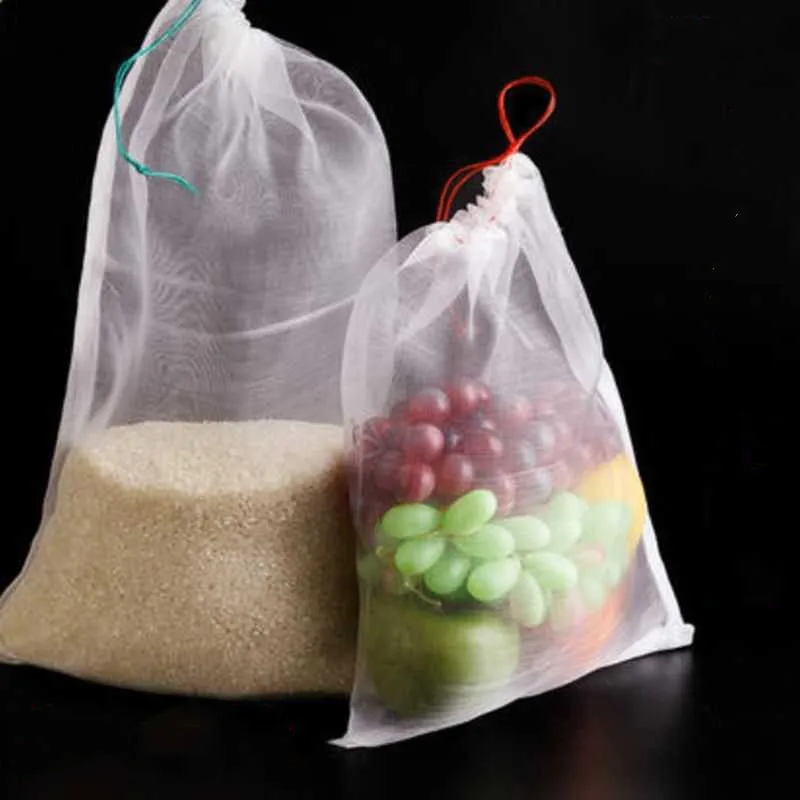 Drawstring Reusable Protection Bag For Seeds Soaking Germination Fruit