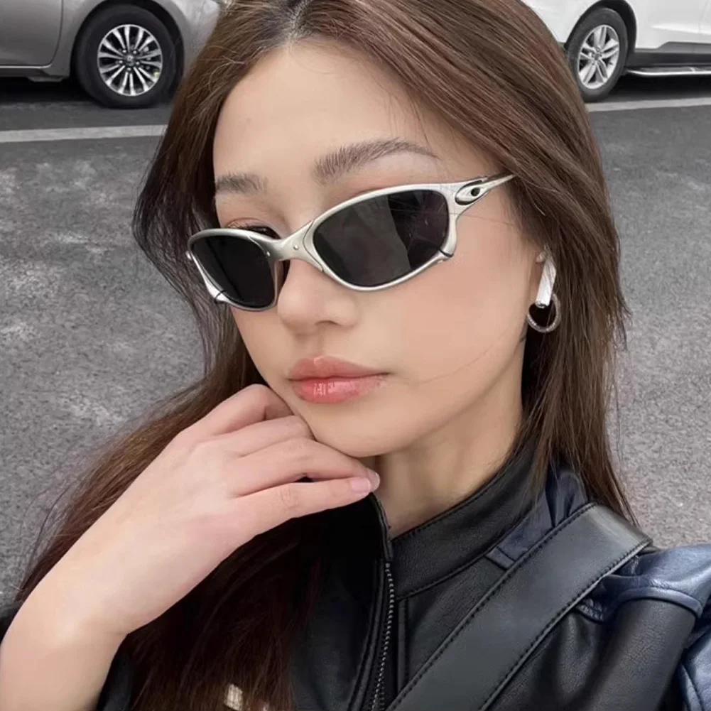 패션 편광 사이클링 안경 UV400 야외 스포츠 고글 카탈파 합금 프레임 자외선 차단 라이딩 아이웨어 액세서리