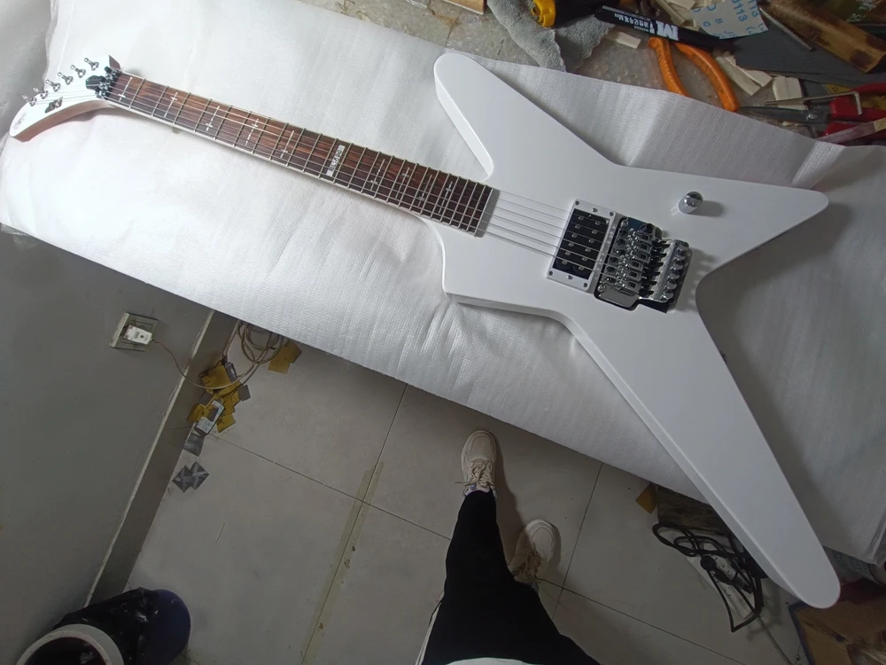 

В наличии-ESP Custom Shop RL-600 электрическая гитара, Floyd Rose Tremolo Bridge, быстрая доставка