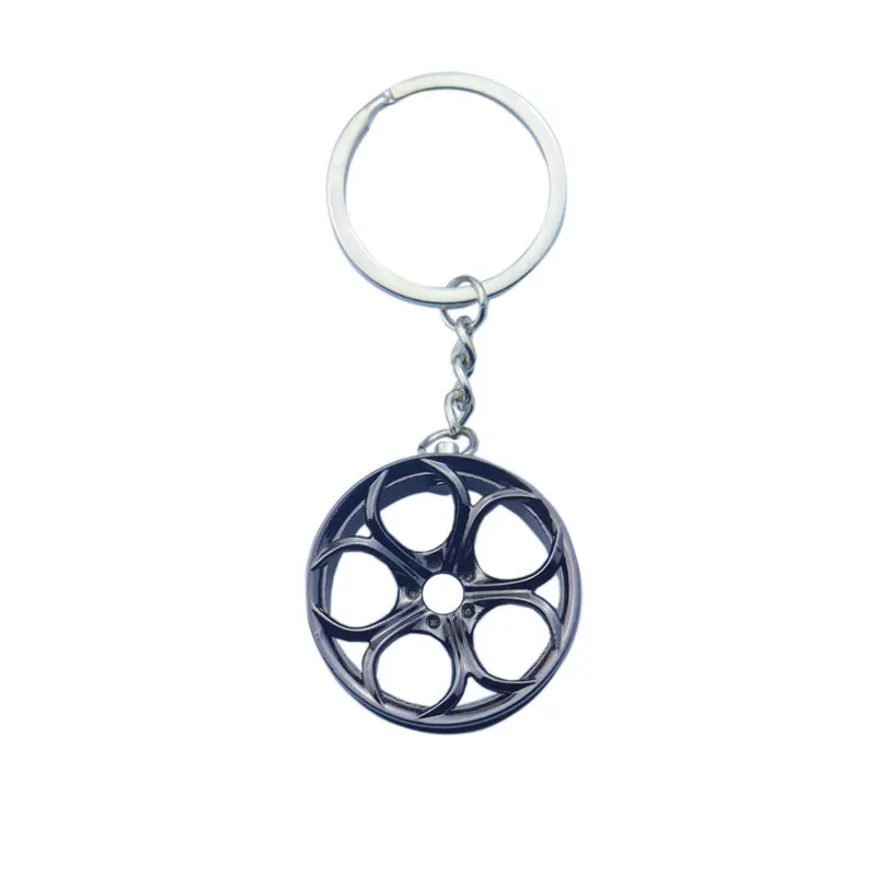 Dynamic Customized Zinc Alloy Skateboard Keyring - Fei Hong Five