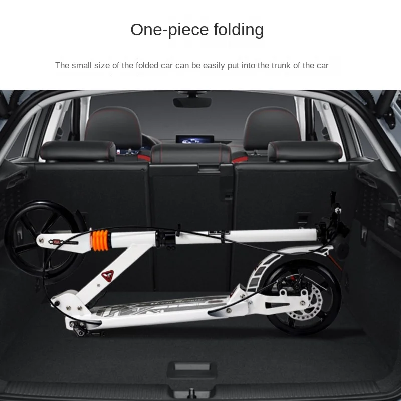 TULX Foldable And Sturdy Scooter Is Suitable For Adults To Use As A Must-have For Daily Travel And Commuting Convenient To Use