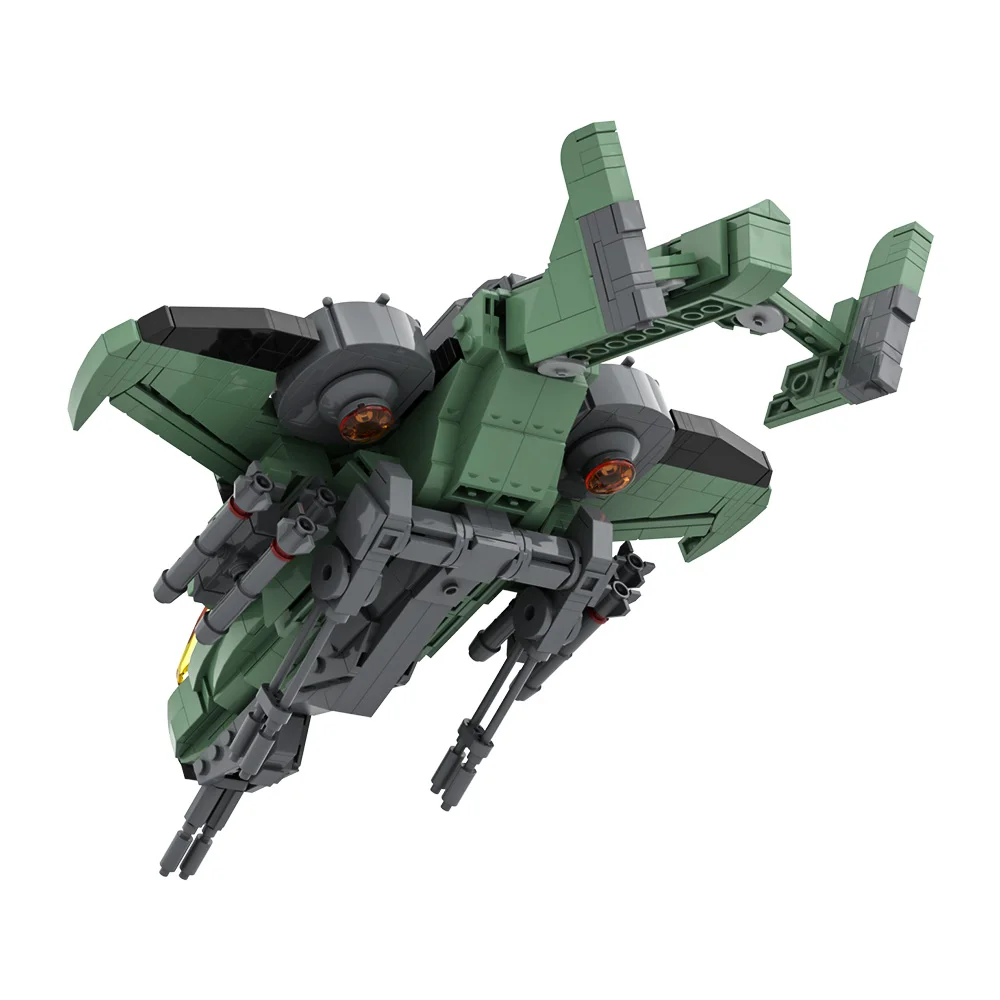 Halos AV-22 Sparrowhawk Fighter Building Blocks Moc Game Movies