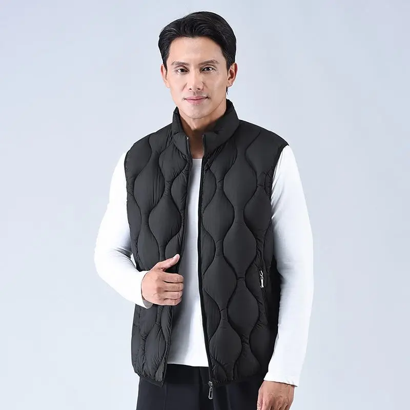 PlatiNum Down Cotton Vest Detail 4