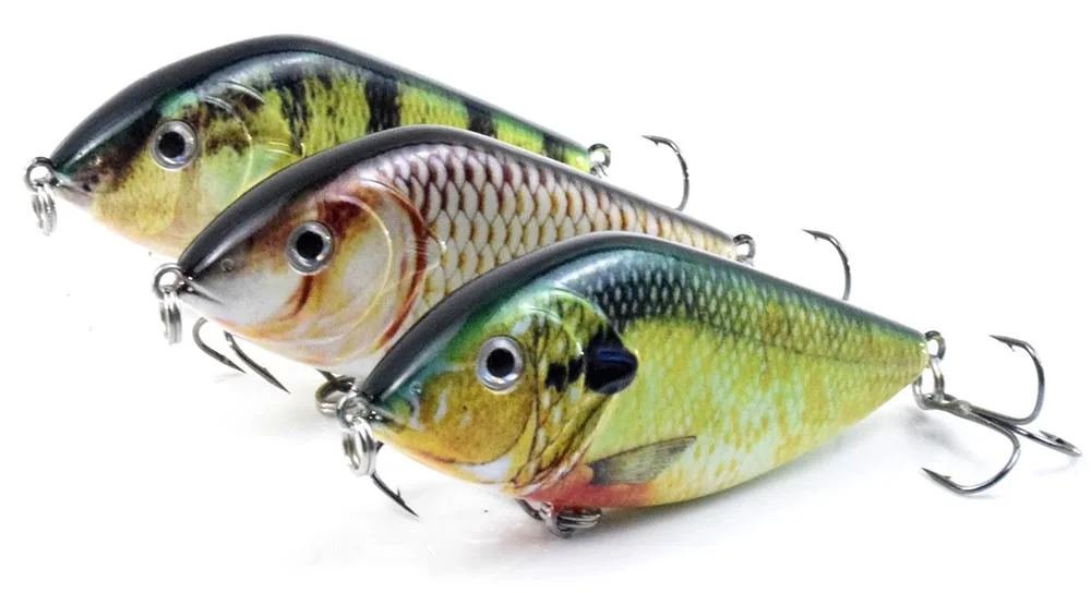 ALASICKA 70/100 MM 14,5/45G Für Hecht Moschus Angeln Langsam Sinkende Jerkbait Angeln Köder Slider Schwimmen action Harte Körper Ruck Köder – Detail 14