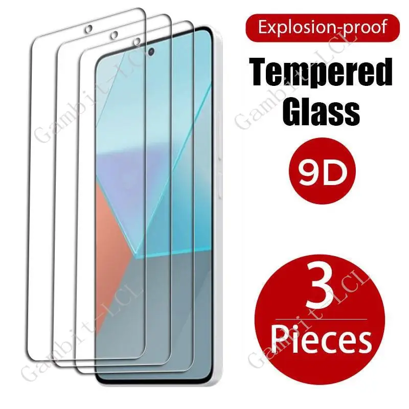 

Защитное закаленное стекло для Xiaomi Redmi Note 13 Pro 6,67 дюйма, 3 шт.