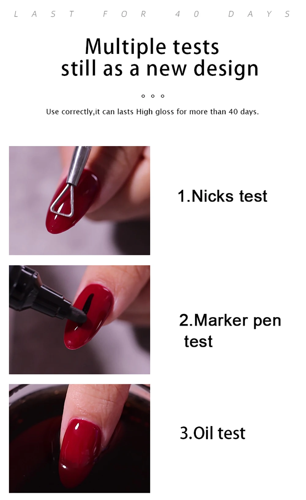 Description Picture 6 of itemVendeeni 15ml Diamond Top Coat For Gel Nail Polish Reinforce Long Lasting UV Soak Off Gel Varnish High Light Nail Art Primer Gel
