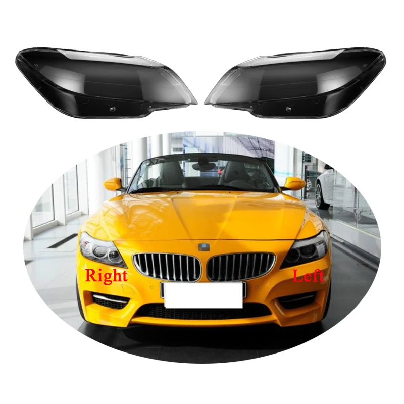 

Use For BMW Z4 E89 E85 2009-2014 Headlight Cover Shade Transparent Lampshdade Headlamp Shell Plexiglass Replace Original Lens
