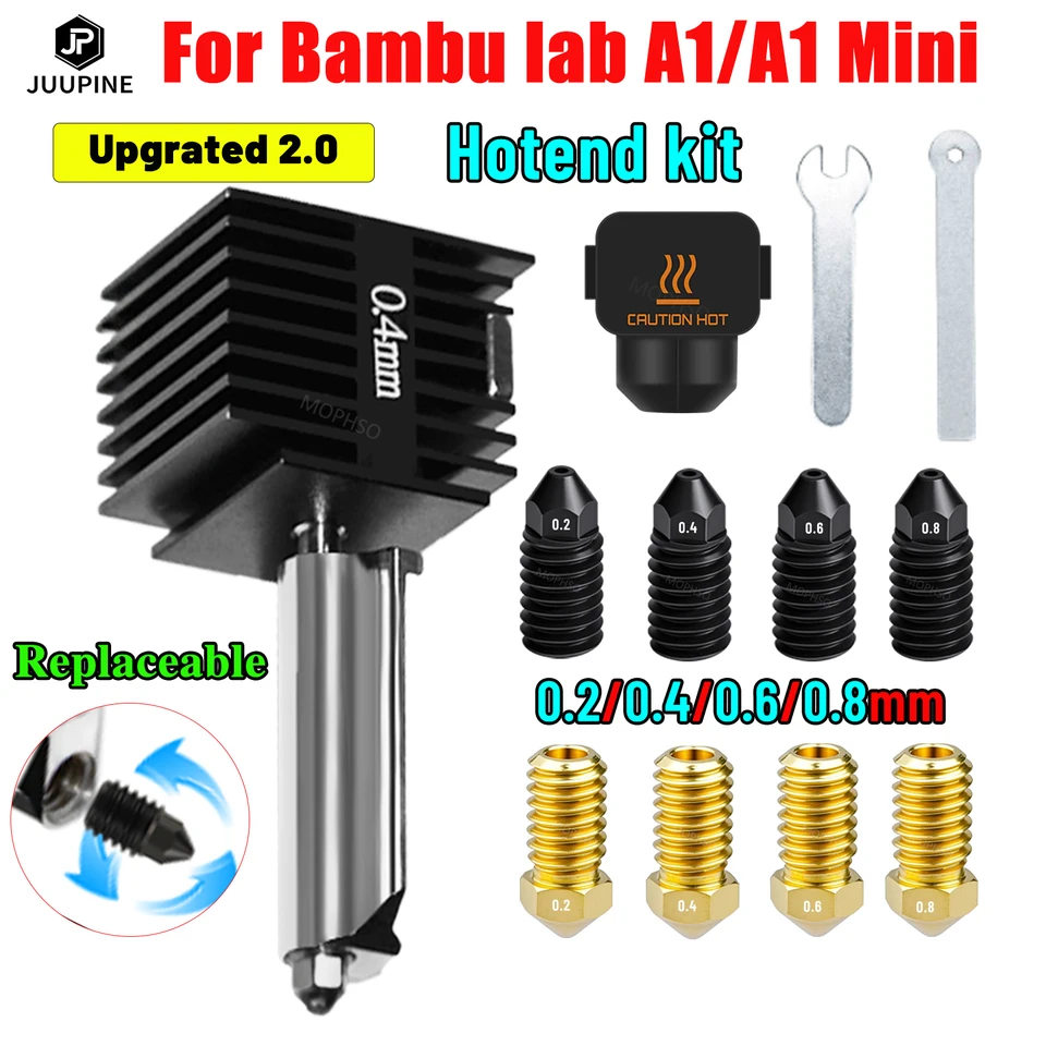 Bambu Lab A1用ホットエンド2.0アップグレード、Bambu Lab A1