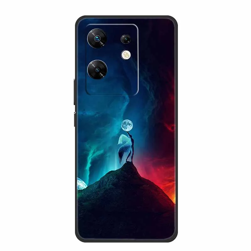 Sleek Black Silicone Shockproof Phone Case - Soft, Durable Back Cover for Enhanced Protection (6.78)