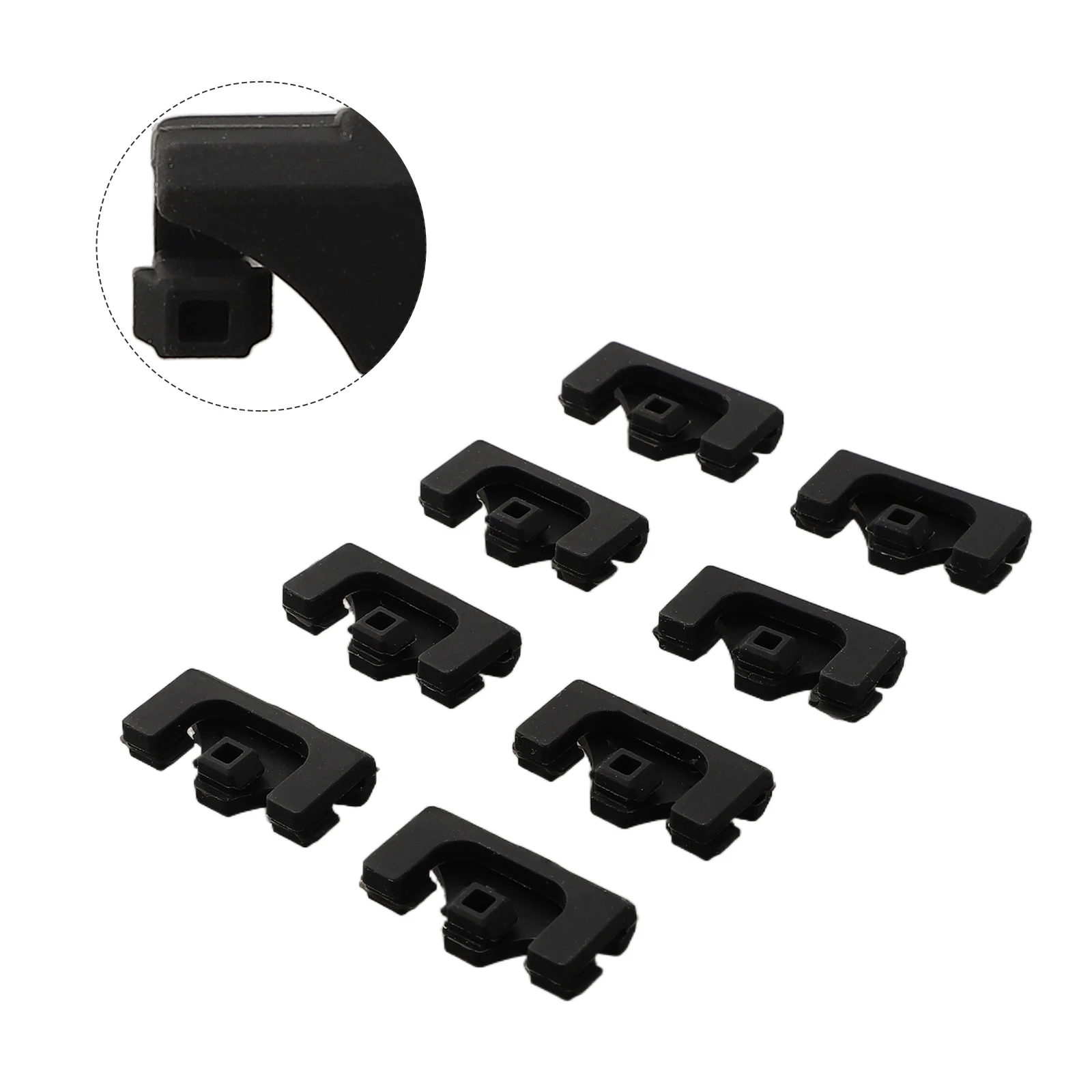 Pies de silicona para freír para comedor y Bar, pequeños electrodomésticos, accesorio de hoja de vapor, freidora de aire