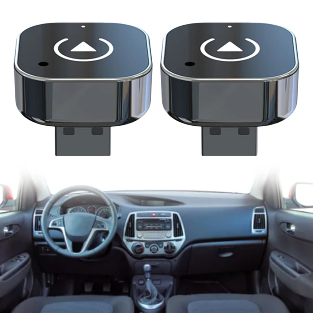 Wireless CarPlay Android Auto Adapter Black ABS PC