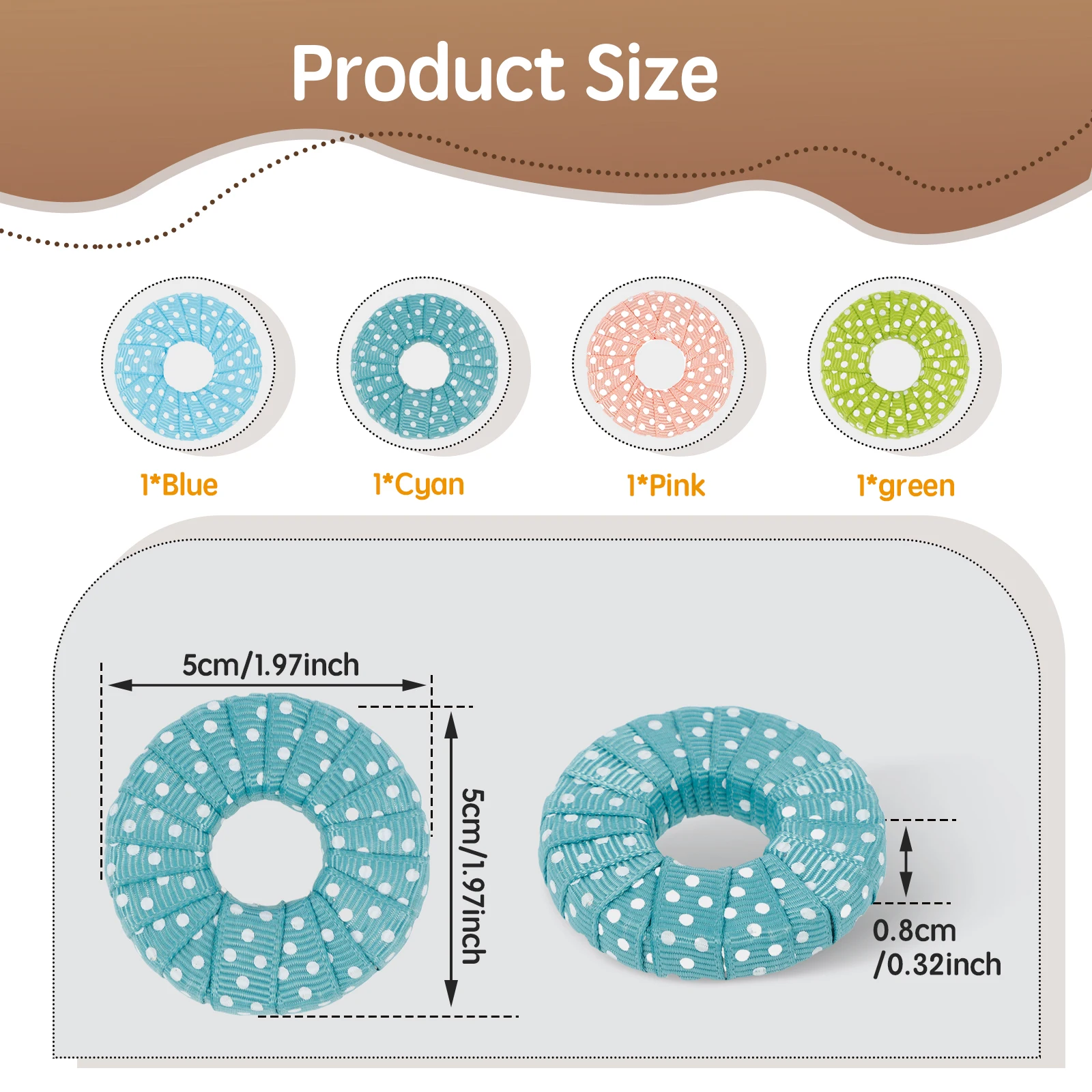 Fabric Pattern Weights Set 5