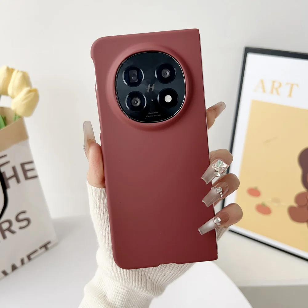 Ultra-Thin Matte Hard Plastic Phone Case with Camera Protection & Enhanced Touch Feel