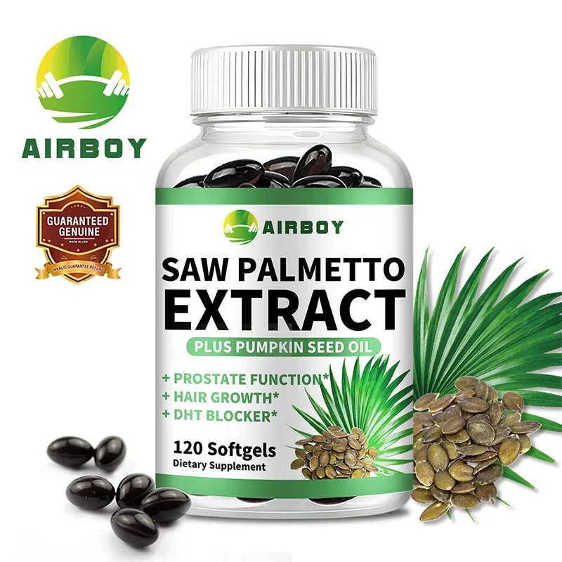 Saw Palmetto-Male Prostate and Reproductive Health Reducing Baldness and Hair Thinning