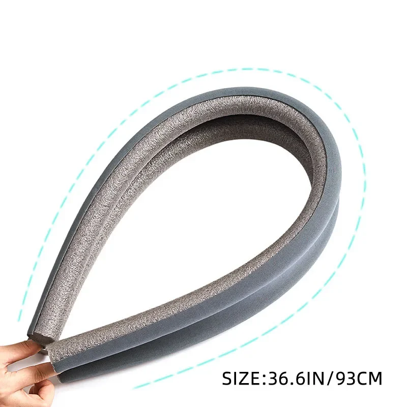 Waterproof Seal Strip Door Bottom Guard Double Silicone Rubber 95cm