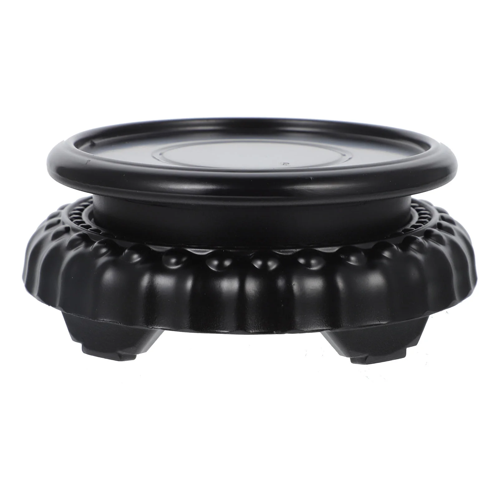 

Base Basin Frame Bonsai Display Bases Pedestal Wood Plant Stand Flowerpot Rotating Vase Bamboo Plastic Round