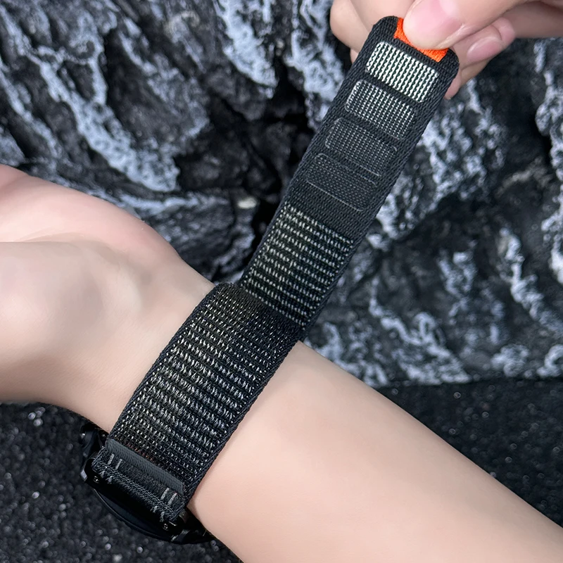 Nylon Loop Bracelet Quick Fit Strap Band for Smartwatches, 22mm/26mm