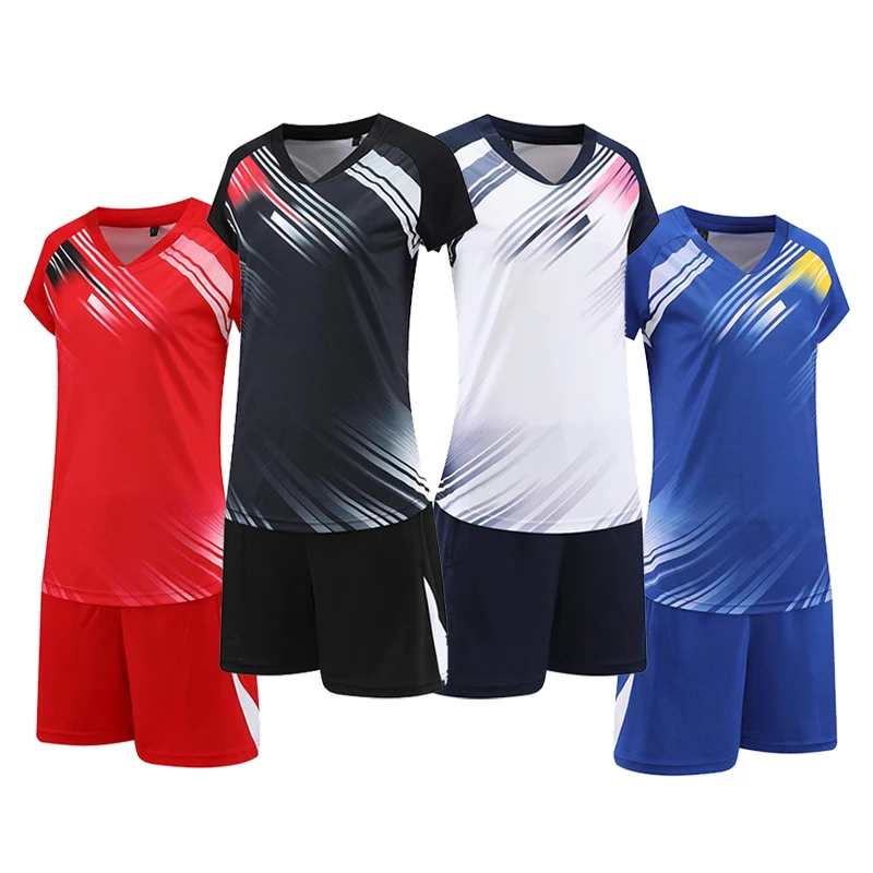 High Quality Volleyball Jersey Men Sleeveless Sport Training Tank Top V Neck Women Volleyball Uniform Shirt 844+845