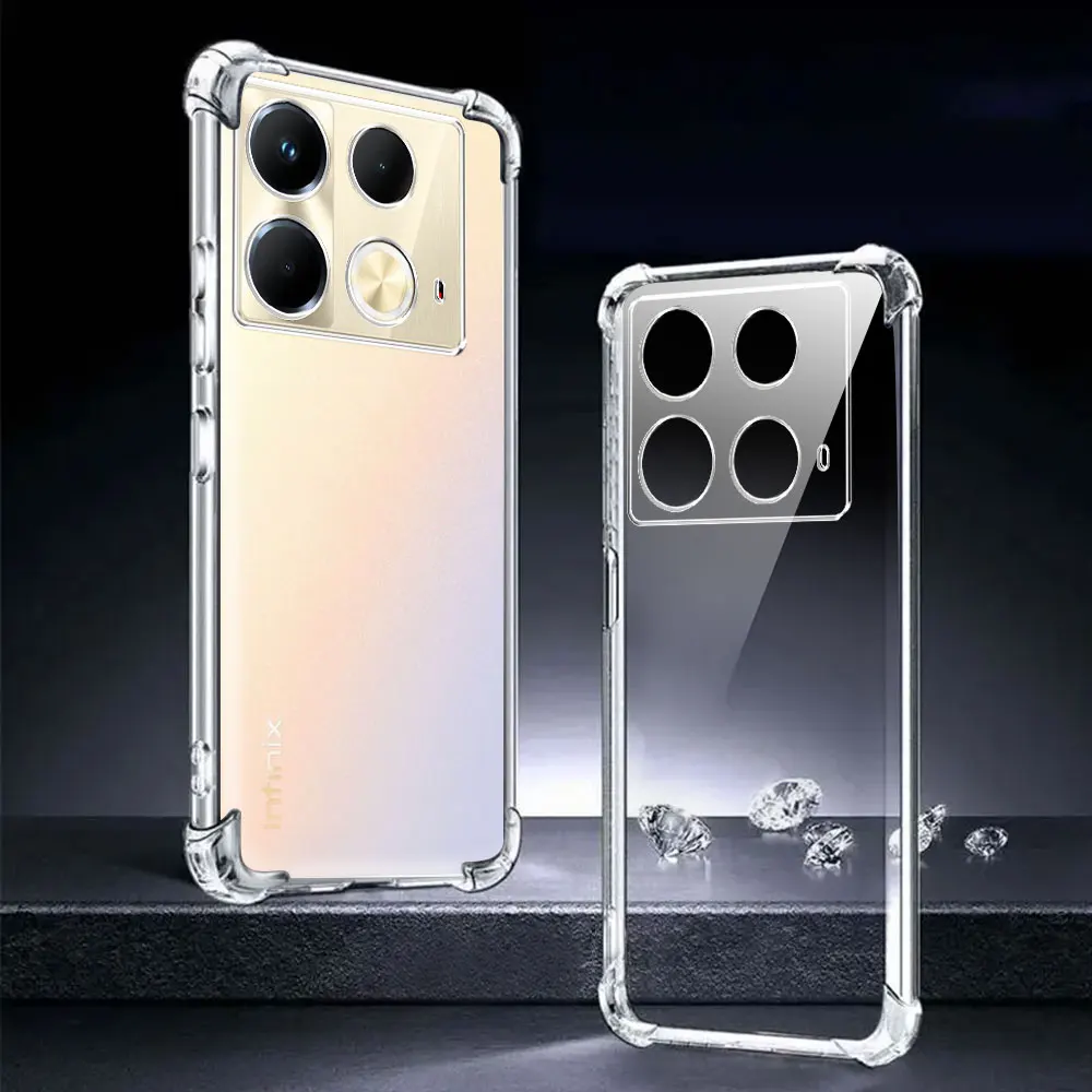Shockproof Clear Soft Silicone Phone Case - Enhanced Protection & Style