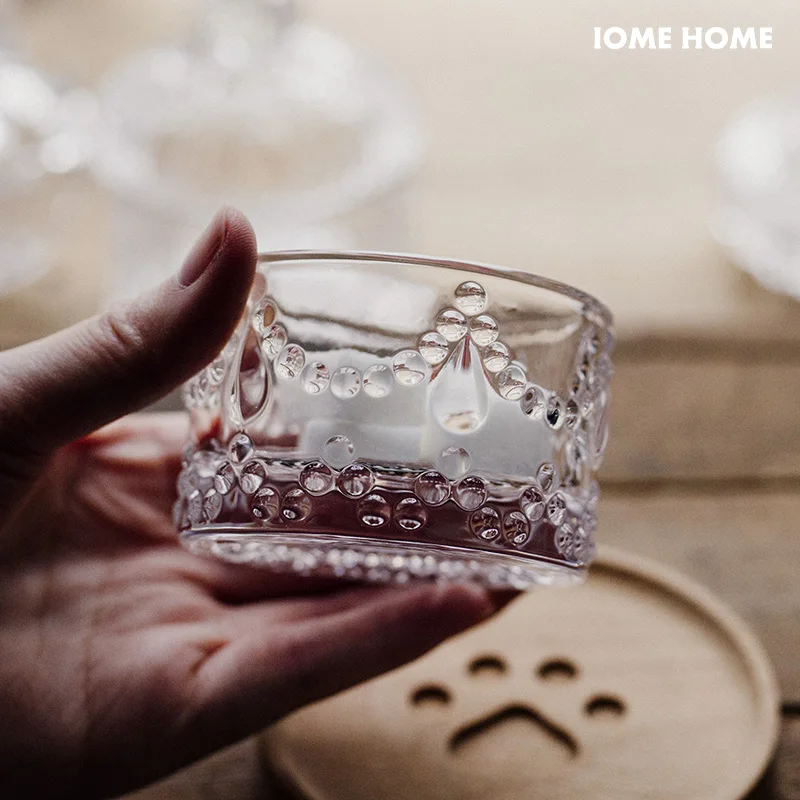 Storage Tank Vintage Relief Imitation Crystal Glass Coffee Sugar Jar Household Makeup Cotton Jewelry Box with Lid Storage Tank 2