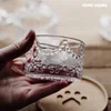 Storage Tank Vintage Relief Imitation Crystal Glass Coffee Sugar Jar Household Makeup Cotton Jewelry Box with Lid Storage Tank 2